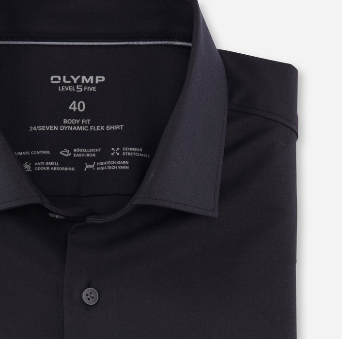 Afbeelding van 073464 68 Heren Overhemd Level Five 24/seven Body Fit - Olymp